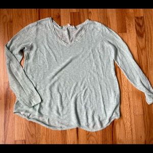 EUC Eileen Fisher Large Mint Lightweight Sweater